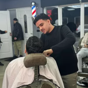 Portrait of Anou de barber