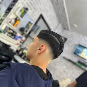 Portrait of Ilhan the barber