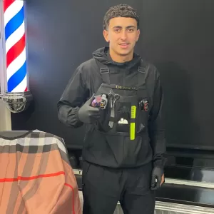 Portrait of Nassim the barber