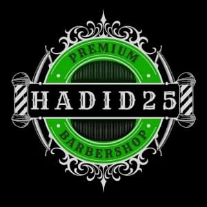 The barbershop Hadid25 logo