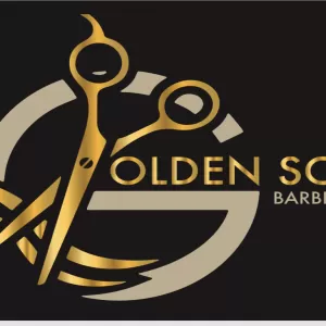 Golden Scissor Barbershop logo
