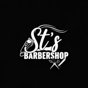 St’s barbershop logo
