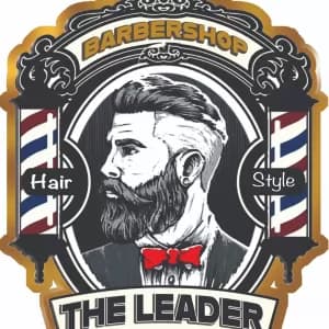The Leader barbershops logo