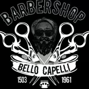 Bello capelli barbershop logo